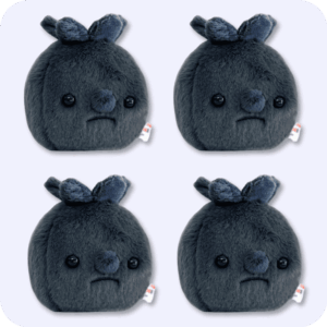Forgotten Blueberry Plush 4PCS